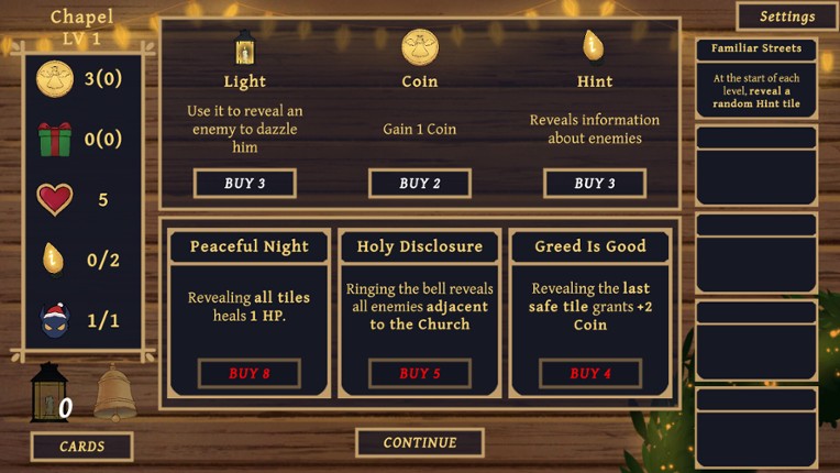 Carol and the Bells: A Cozy Strategy Game screenshot