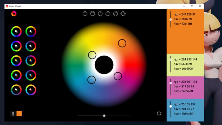 Color Wheels screenshot