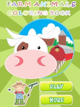Farm Animals Peekaboo Coloring Book - Free Kids Printable Pages screenshot