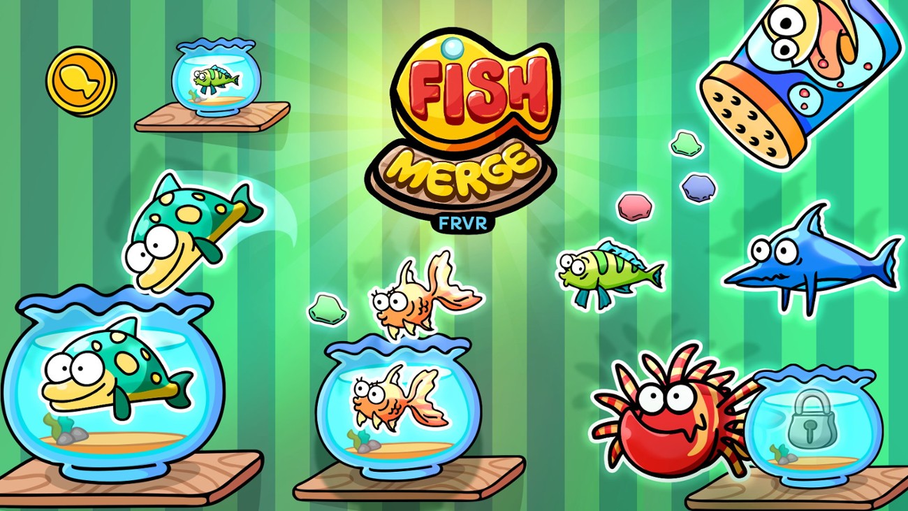 Games like Fish Merge FRVR