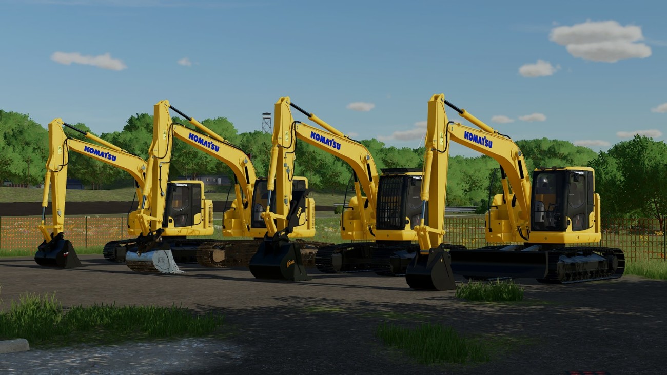 Games like FS22 Komatsu PC138USLC-11