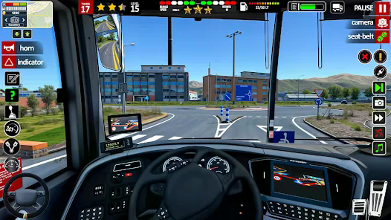 Real Bus Driver Coach Bus Image