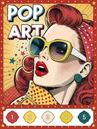 PopArt Color Paint By Number screenshot