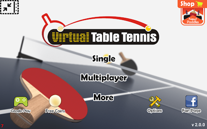 Virtual Table Tennis screenshot