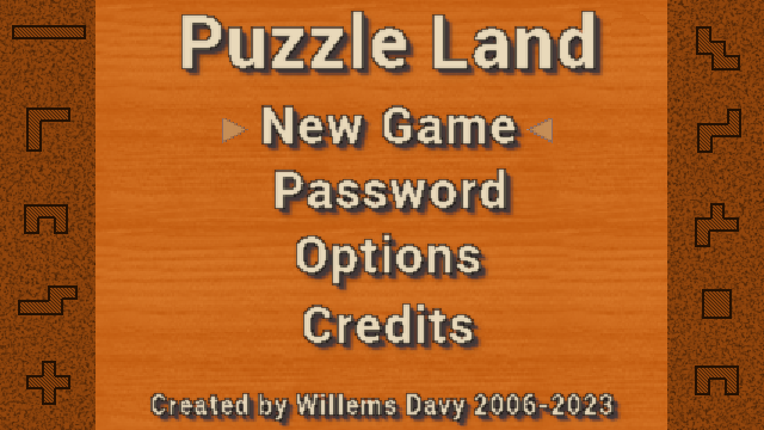 Puzzle Land Vircon32 Version Game Cover