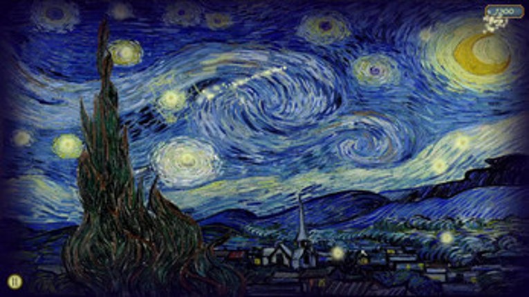 The starry night screenshot