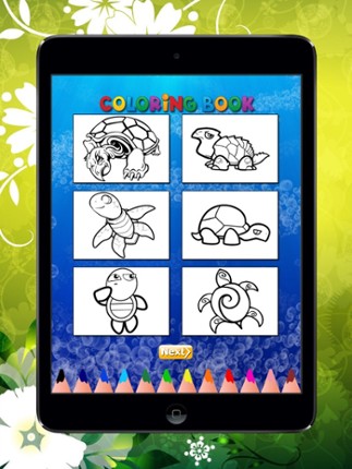 The Turtle Coloring Book for children: Learn to color and draw sea turtle and more screenshot