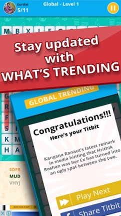 Word Search Multiplayer - Trends and Titbits Image