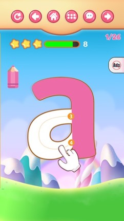 ABC 123 Writing Coloring Book screenshot