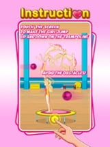 Amazing Princess Gymnastics Trampoline Image