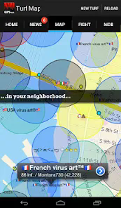 Turf Wars – GPS-Based Mafia! screenshot