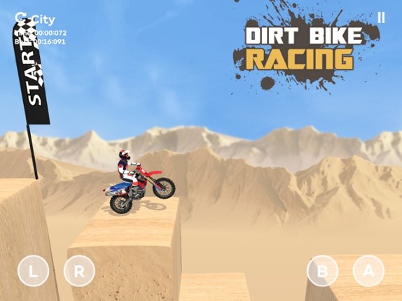 Motorcycle games: Motocross 2 screenshot