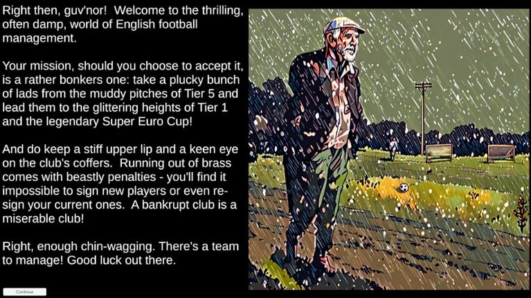 Retro Soccer Manager Sim 89 screenshot