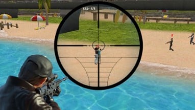 Sniper Shooter 3D - Modern Sniper War at Beach Image