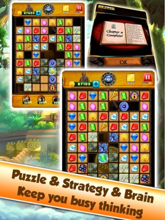 Super Jewel Mania 3 : Egypt Quest Match 3 Game Image