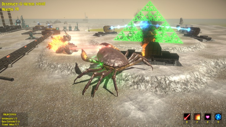 The Giant Crab in Space screenshot