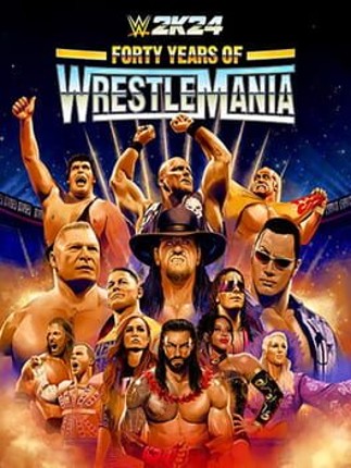 WWE 2K24 Forty Years of WrestleMania Game Cover