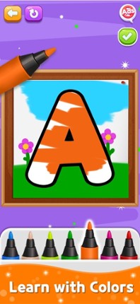 Alphabet Coloring ASMR Paint Image