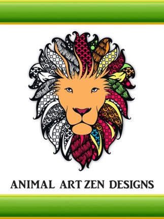 Animal Art Designs - Zen Therapy Adult Coloring Book screenshot