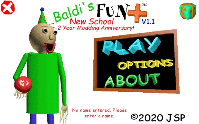 Baldi's Fun New School Plus 2 Year Modding Anniversary Android Image