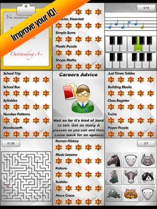 Brain School IQ Test Training! screenshot