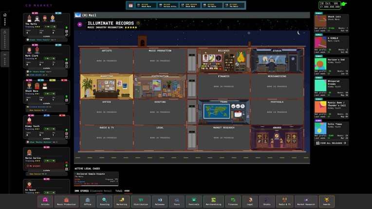 CD Market - Music Label Sim Image