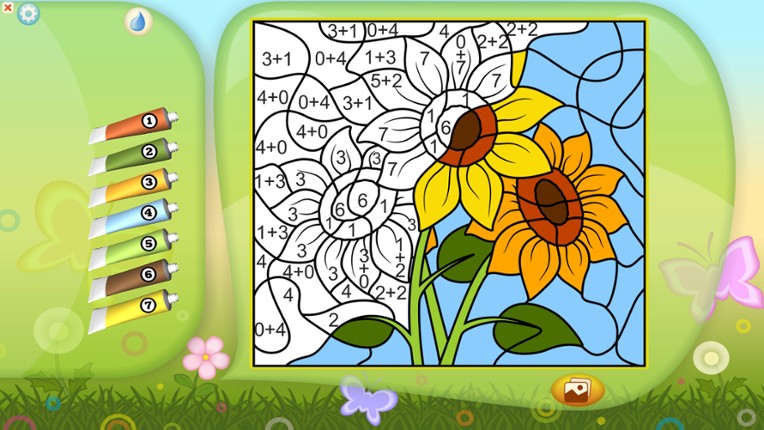 Color by Numbers - Flowers screenshot