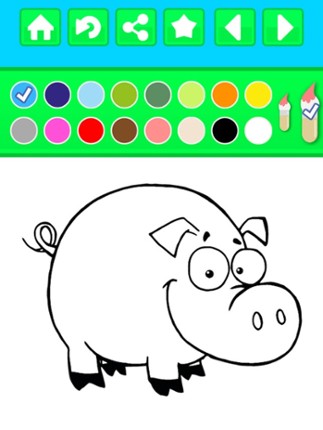 Farm Animals Peekaboo Coloring Book - Free Kids Printable Pages screenshot