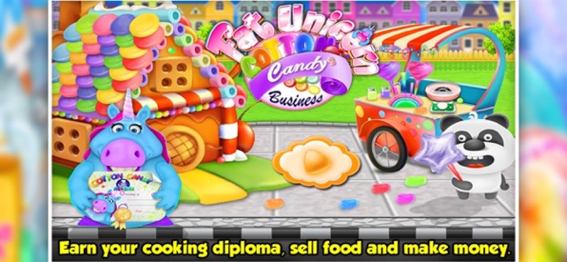 Fat Unicorn Cotton Candy Shop Image