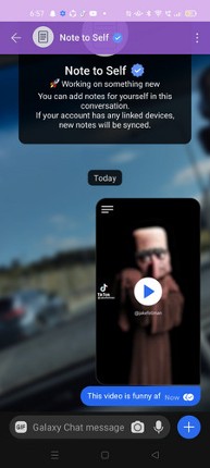 Galaxy Chat - CHAT TO YOUR FRIENDS screenshot