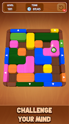 Wood Escape: Color Block screenshot