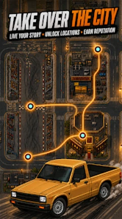 Craft Car: Pixel Street Racing screenshot