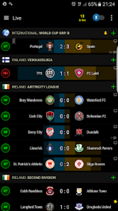 PRO Live Scores S-Center screenshot