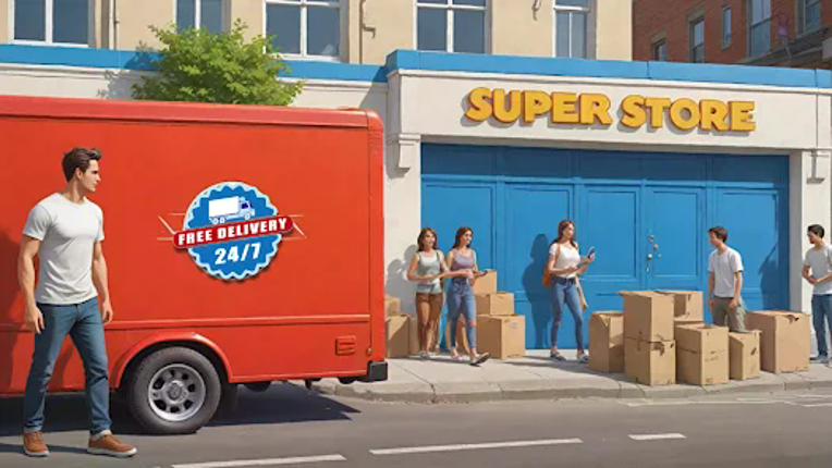 Supermarket Cashier Sim Games Image