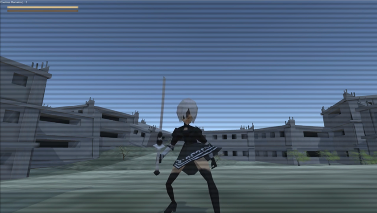 Nier Automata Demake Image