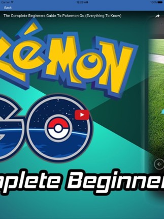 Guide for Pokémon GO - Hints, Tips, Tricks & Video's screenshot