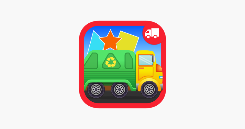 Learning Shapes Garbage Truck Game Cover