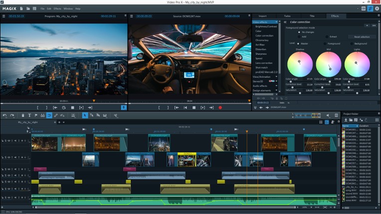 MAGIX Video Pro X9 Steam Edition screenshot