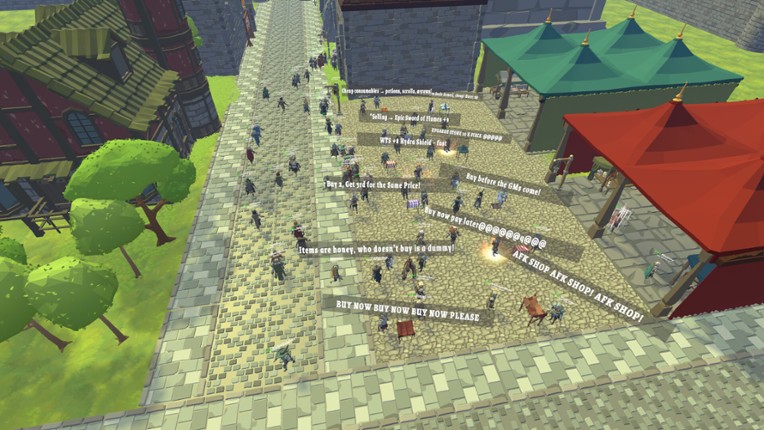 MMORPG NPC Simulator screenshot