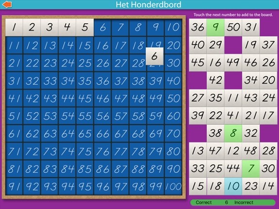 Montessori rekenmaterialen – Het honderdbord Lite screenshot