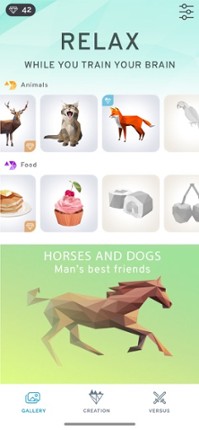 Poly Island: Coloring Art Book screenshot