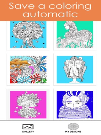 Princess Colorful - Coloring Book for Adults screenshot