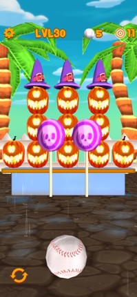 Swipe &amp; Knockdown Pumpkins 2 screenshot