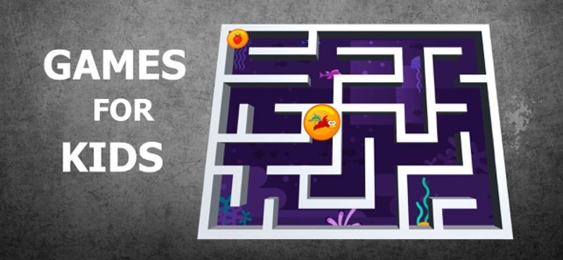 Toddler kids games puzzle Maze Image