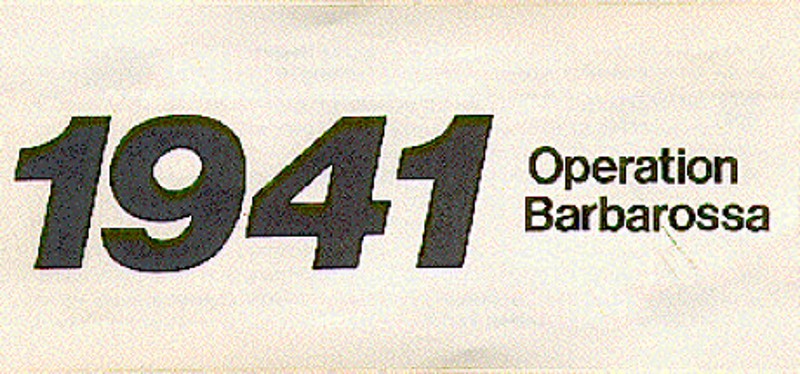 1941: Operation Barbarossa Game Cover