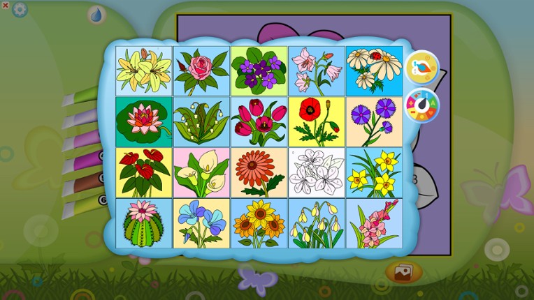 Color by Numbers - Flowers screenshot