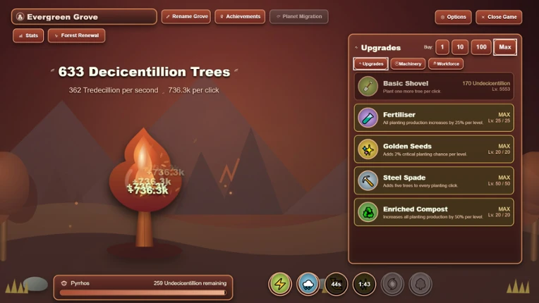 Evergreen Clicker Image