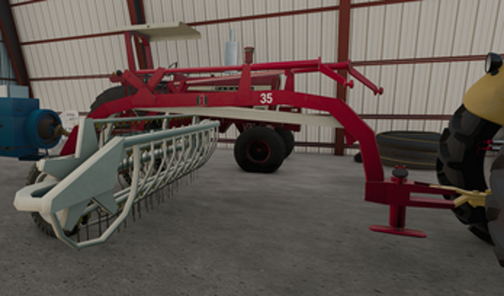FS25 International Harvester 35 Side Delivery Rake screenshot