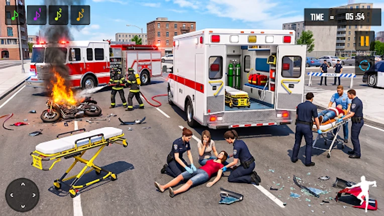 Ambulance Game Simulator screenshot