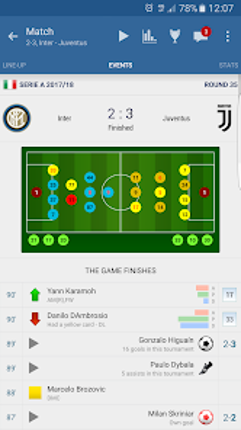 PRO Live Scores S-Center screenshot